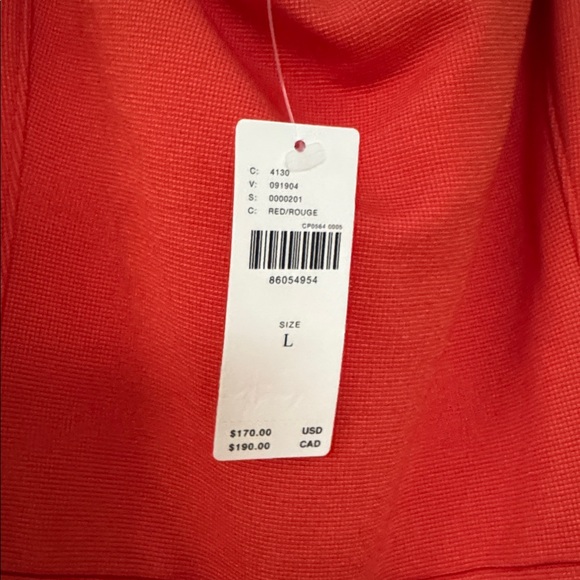 NWT Anthropologie Ariana Square Neck Asymmetrical Ruffle Hem Dress Womens L - Picture 4 of 8